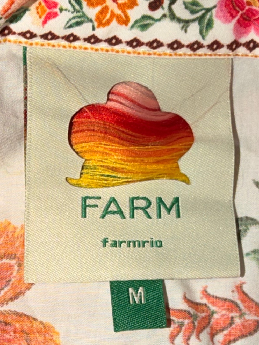 Farm Rio Delicate Forest Dress - Picture 6 of 6